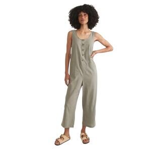 Marine Layer Shadow Green Sydney Beach Jumpsuit